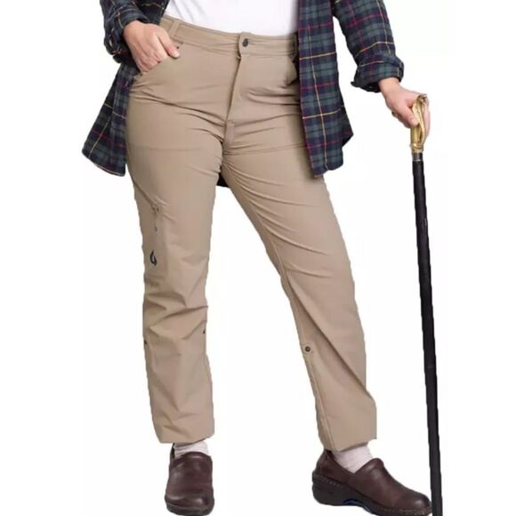 Gnara Women's Go There Pants Badlands Beige Size 8 NWT in packaging - Picture 2 of 8